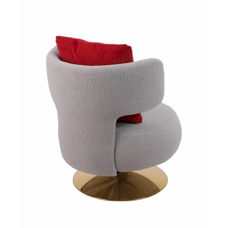 Fauteuil d’appoint pivotant pour salon ou chambre