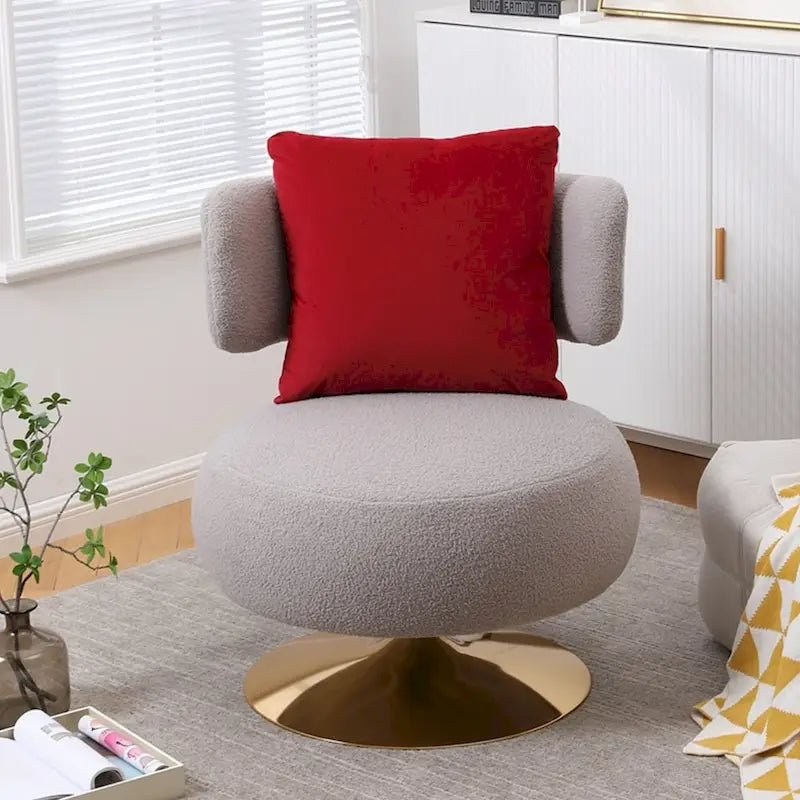 Fauteuil d’appoint pivotant pour salon ou chambre