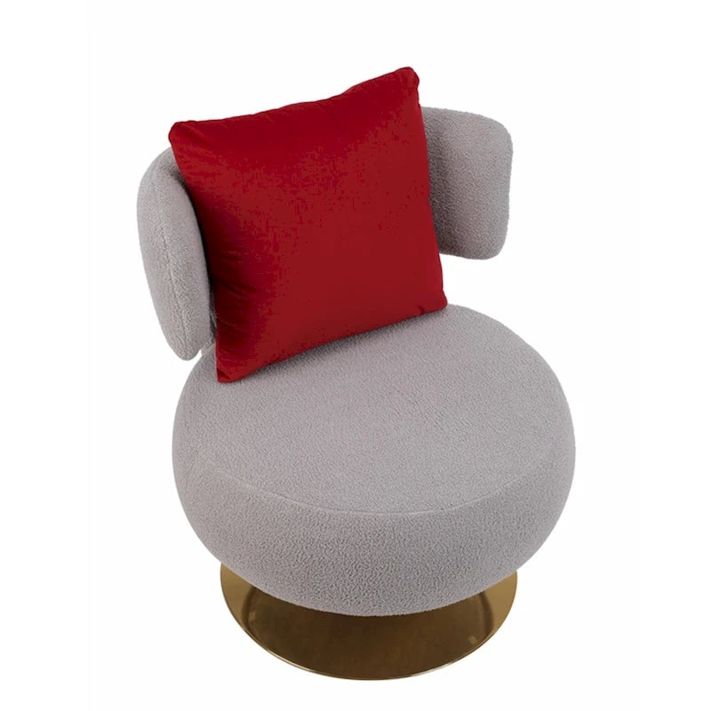 Fauteuil d’appoint pivotant pour salon ou chambre