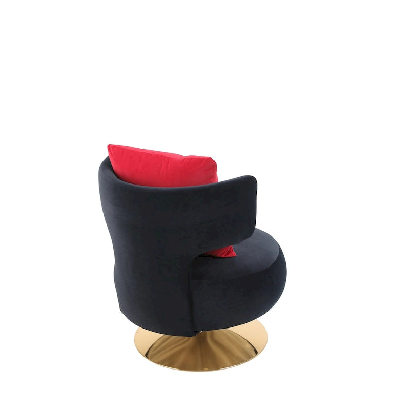 Fauteuil d’appoint pivotant pour salon ou chambre
