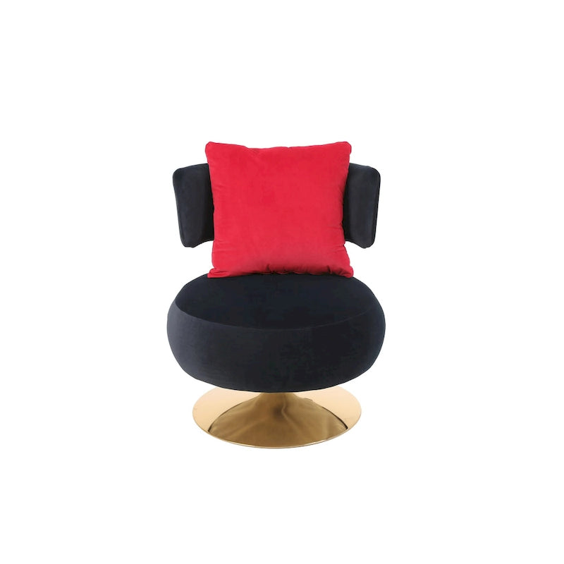 Fauteuil d’appoint pivotant pour salon ou chambre