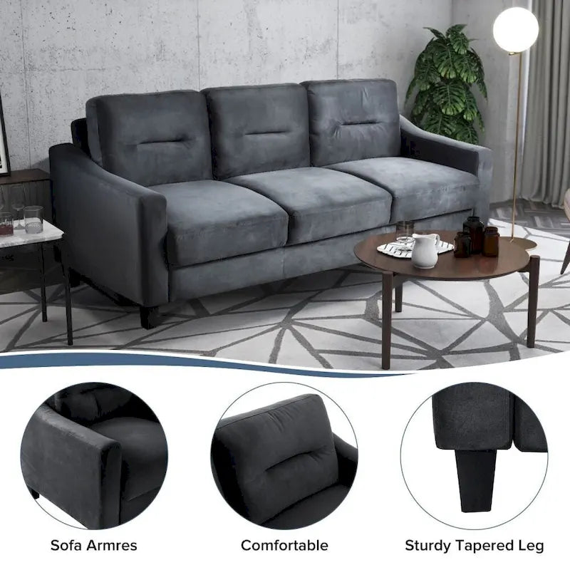 Canapé confortable, adapté aux salons, chambres, bureaux et petits espaces de vie.