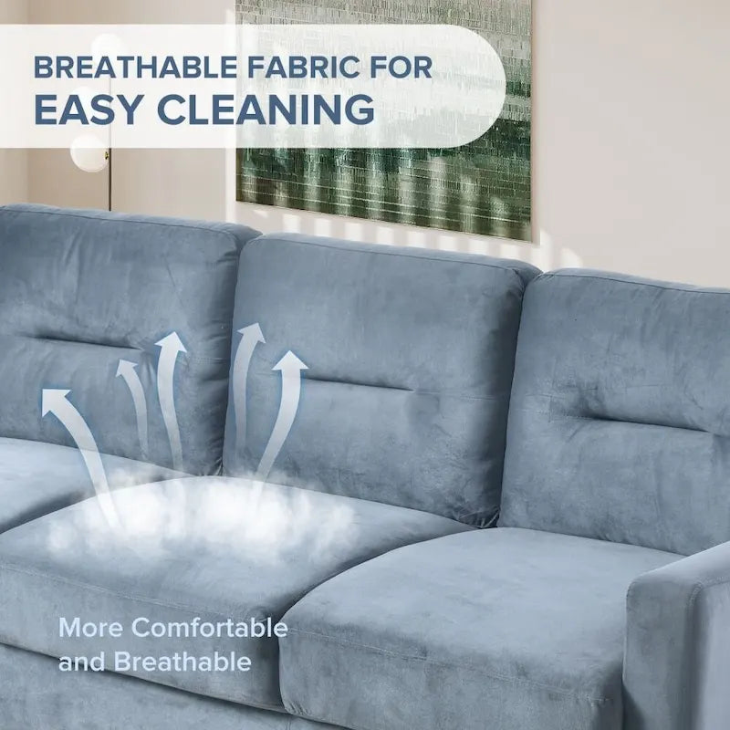 Sofá cómodo, ideal para salas de estar, dormitorios, oficinas y espacios pequeños.