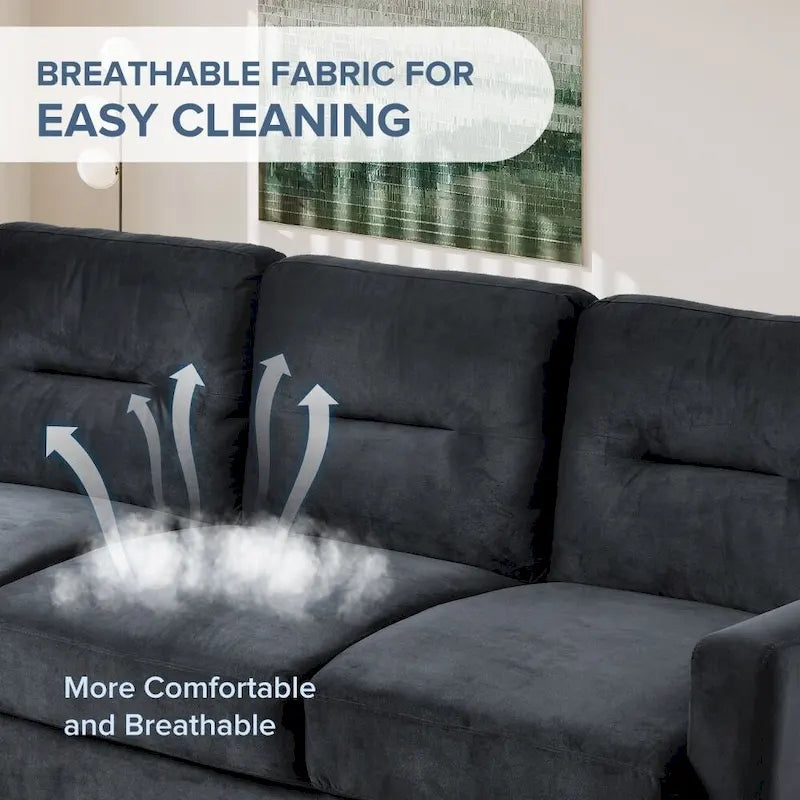Sofá cómodo, ideal para salas de estar, dormitorios, oficinas y espacios pequeños.