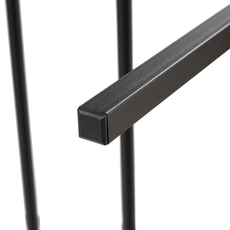 Cadre de lit plateforme en métal format King/Queen/Full avec tête et pied de lit, port USB, station de recharge, 2 tiroirs et éclairage LED